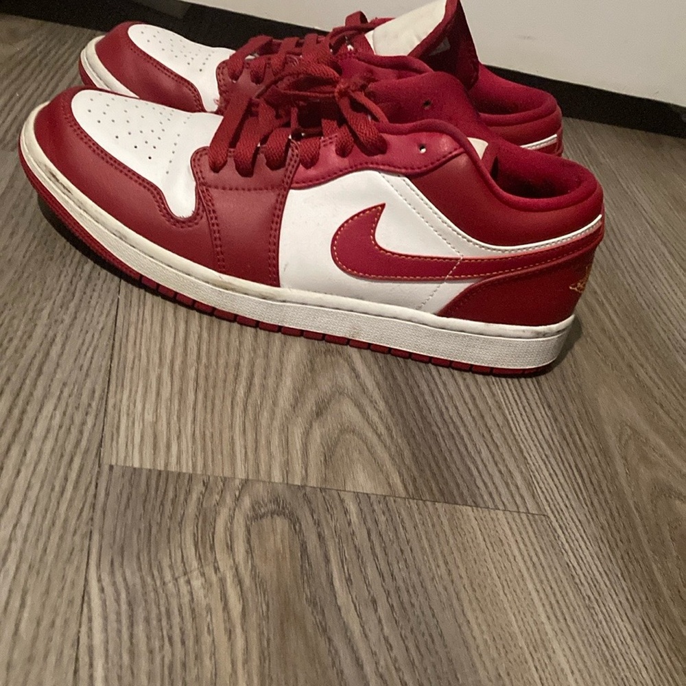 Nike Red and White Sneakers